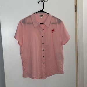 New, never worn Billabong collared, short sleeve button up shirt